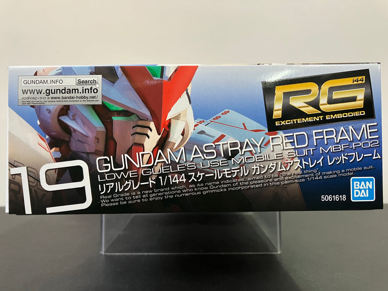 RG 1/144 No. 19 Gundam Astray Red Frame Lowe Guele's Use Mobile Suit MBF-P02 [迷惘高達 - 紅色機]