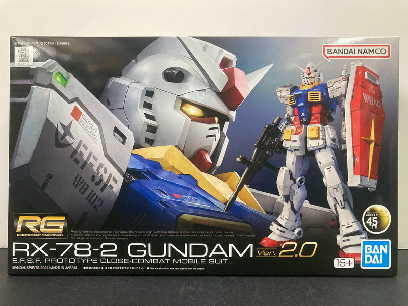 RG 1/144 No. 40 RX-78-2 Gundam Version 2.0 E.F.S.F. Prototype Close-Combat Mobile Suit