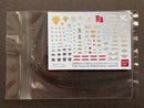 Gunpla Water Slide Decals RG Premium Decal Campaign 2017 - Set 2 [水貼]