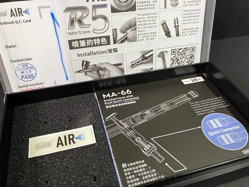 Modo Air R5 Riflin 0.5 Double Action Airbrush 噴筆 - Standard Edition [標準版]