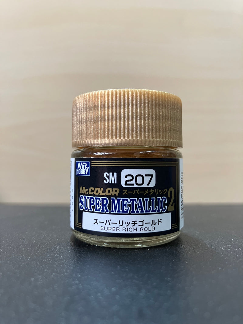 Mr. Color Super Metallic 2 超級金屬漆 (10 ml) SM201～SM212