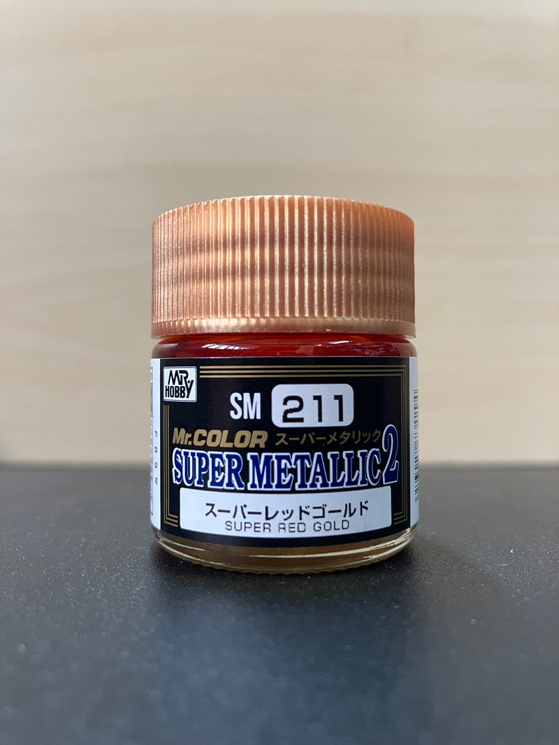 Mr. Color Super Metallic 2 超級金屬漆 (10 ml) SM201～SM212