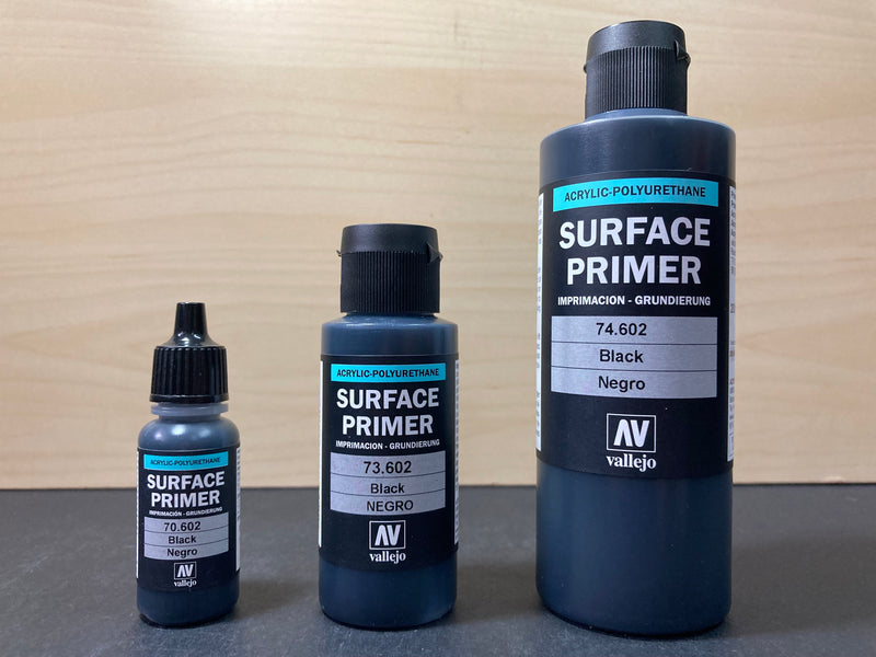 Surface Primer (Black) - 表面底漆補土 水補土 (黑色) 17, 60 & 200 ml