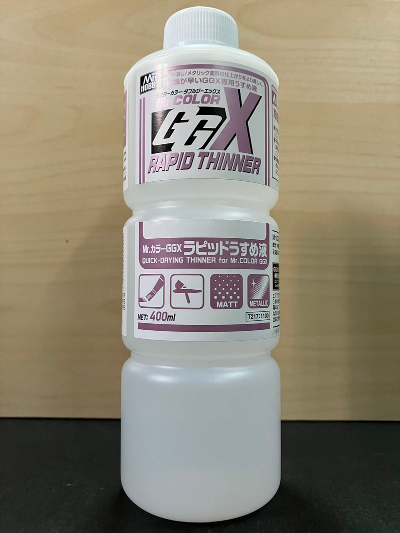 Mr. Color GGX Thinner & Rapid Thinner 新世代 GGX 專用溶劑/稀釋劑/稀釋液 (400 ml) T204 & T217