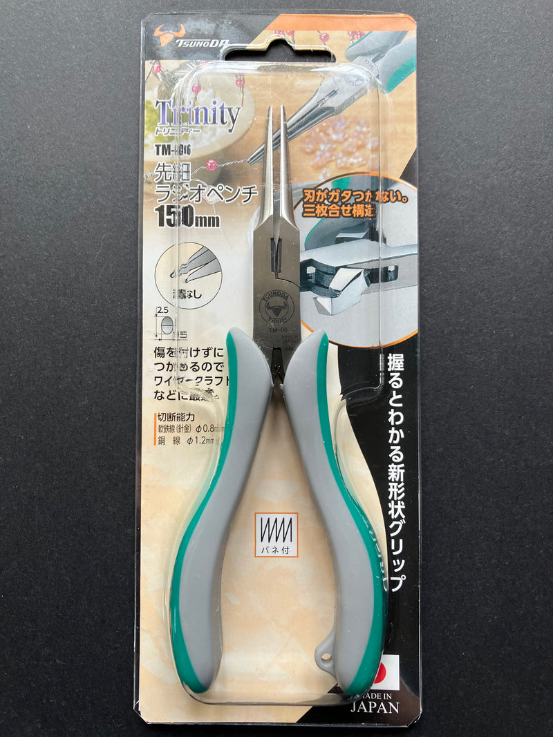 Trinity Series Needle Nose Pliers (Hold, Cut, Turn & Bend) 150 mm TM-06