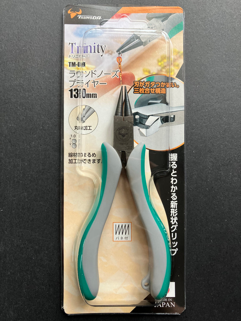 Trinity Series Round Nose Pliers (Bend, Round) 130 mm TM-09