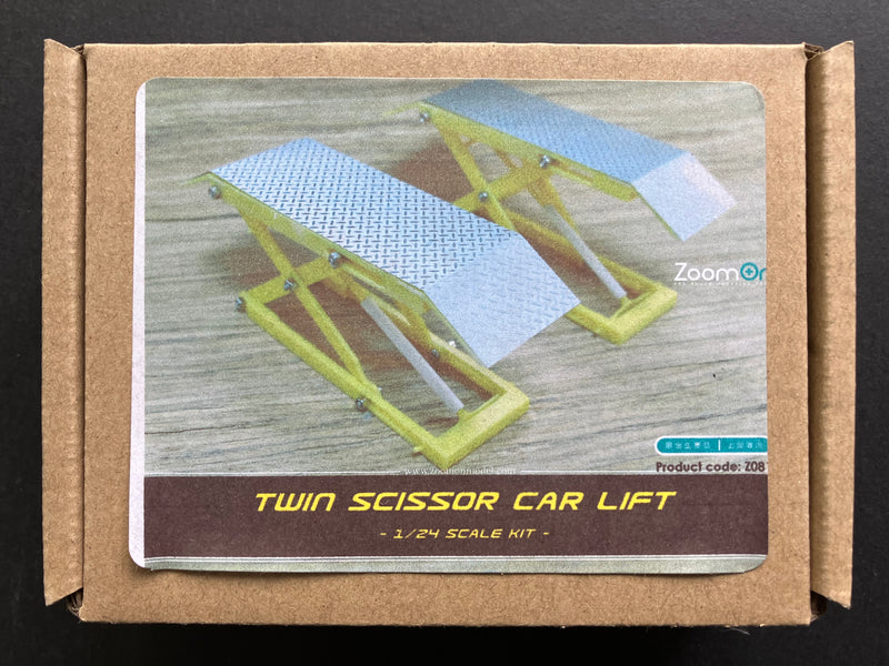 1/24 Scale Kit: Twin Scissor Car Lift - 較剪式汽車升降台 Z082