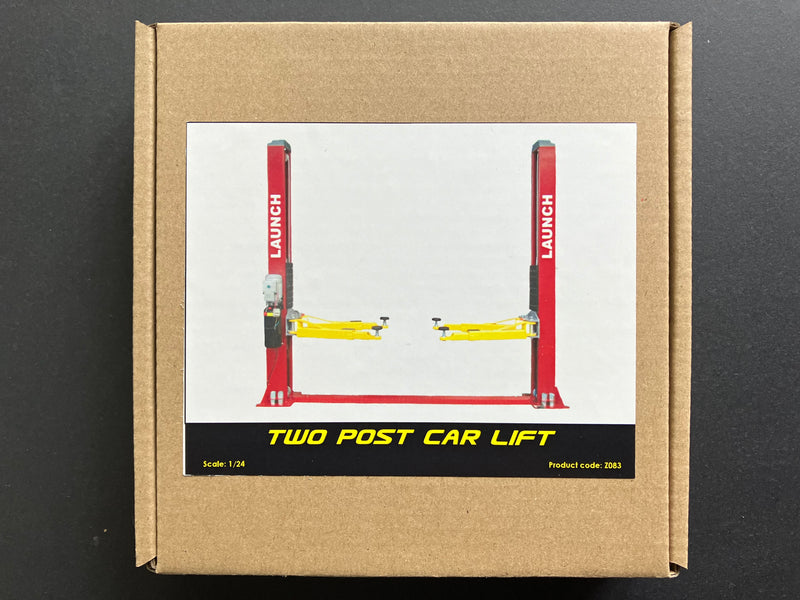 1/24 Scale Kit: Two Post Car Lift - 雙柱汽車升降台 Z083