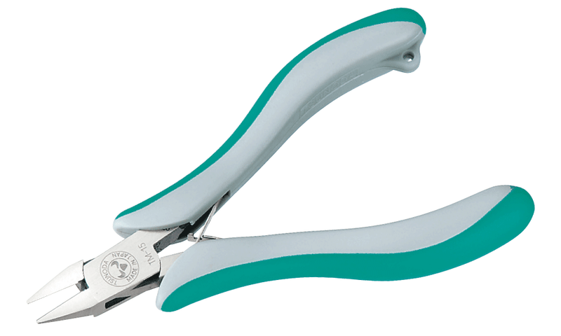 Trinity Series Diagonal Cutting Pliers Slender-Type (Round Semi Flush Cut) 120 mm TM-15