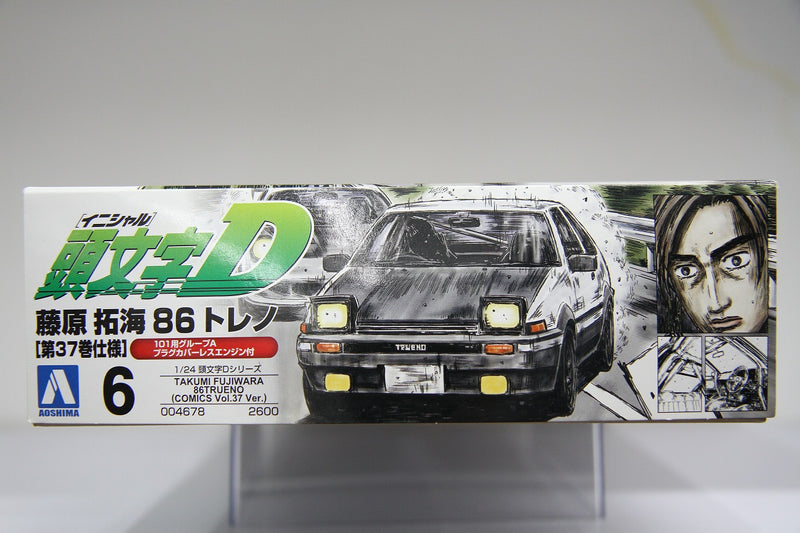 Initial D No. 6 Toyota Corolla Sprinter Trueno GT-Apex AE86 - Takumi Fujiwara Comics Vol. 37 Version