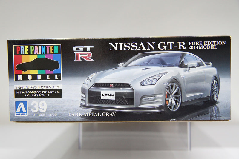 Pre Painted Model Series No. 39 Nissan GT-R R35 Pure Edition [Dark Metal Gray] DBA-R35 Year 2014 Version