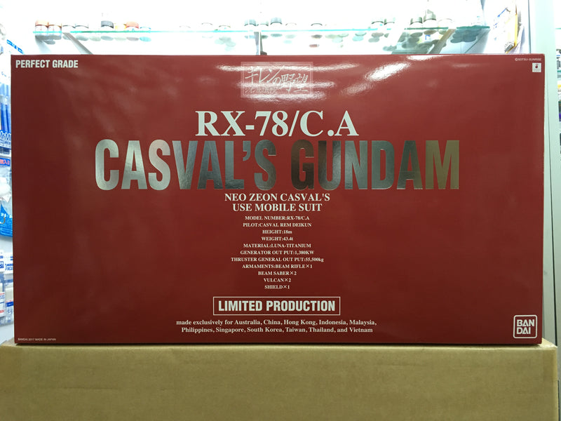 PG 1/60 RX-78/CA Casval's Gundam Neo Zeon Casval's Use Mobile Suit
