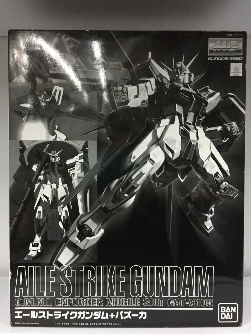 MG 1/100 Aile Strike Gundam + Bazooka O.M.N.I. Enforcer Mobile Suit GAT-X105 Mobile Suit