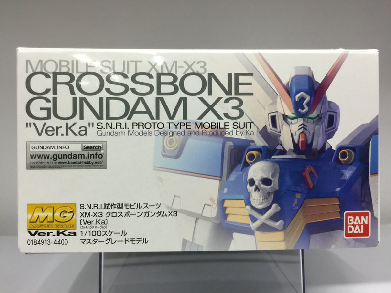 MG 1/100 Mobile Suit XM-X3 Crossbone Gundam X3 S.N.R.I. Prototype Mobile Suit Version Ka