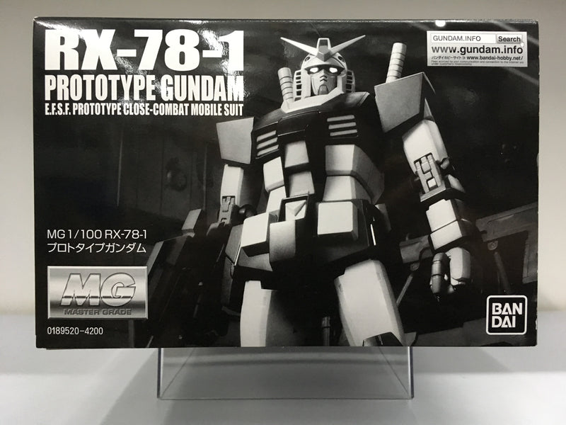 MG 1/100 RX-78-1 Prototype Gundam E.F.S.F. Prototype Close-Combat Mobile Suit