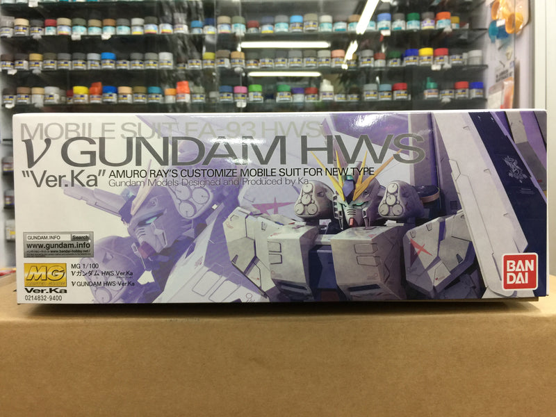 MG 1/100 Mobile Suit FA-93 HWS V Gundam HWS Amuro Ray's Customize Mobile Suit for Newtype Version Ka