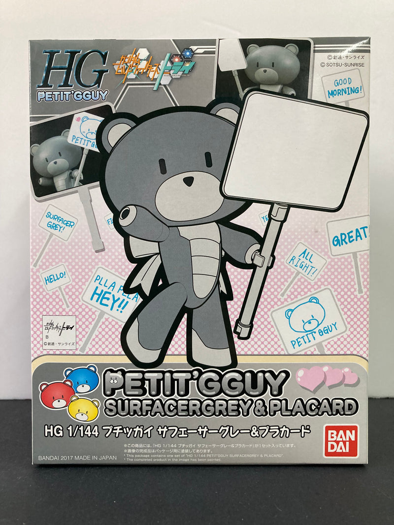 HGPG 1/144 No. 16 Petit`Gguy Surfacer Grey & Placard