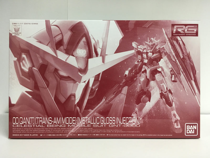 RG 1/144 00 Qan [T] Trans-Am Mode Metallic Gloss Injection Celestial Being Mobile Suit GNT-0000