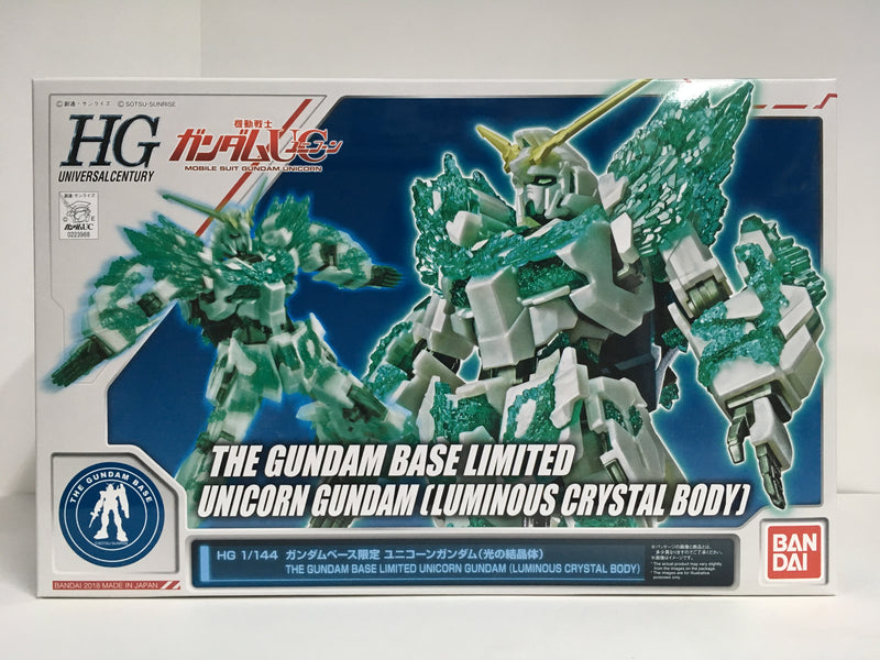 HG 1/144 RX-0 Unicorn Gundam (Luminous Crystal Body) Version