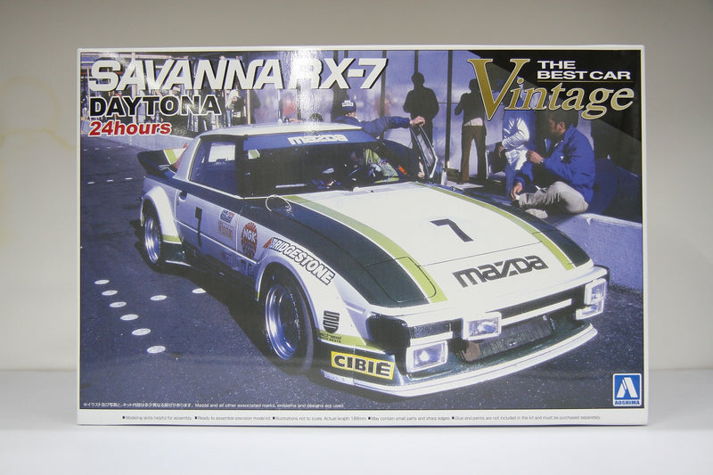The Best Car Vintage Series No. 62 Mazda Savanna RX-7 SA22C Daytona 24 Hours Year 1979 (Green) Version