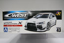 S-Package Version R No. 43 Mitsubishi Lancer Evolution X CZ4A C-West Racing Version