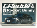 Tuned Car Series No. 02 Toyota 86 GT86 ZN6 GReddy x Rocket Bunny Wide-Body Aero Kit Ver. 1 Volk Racing Version
