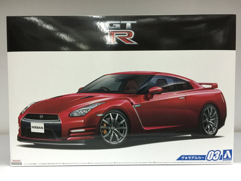 Model Car Series No. 03 Nissan GT-R R35 Pure Edition DBA-R35 Year 2014 Version