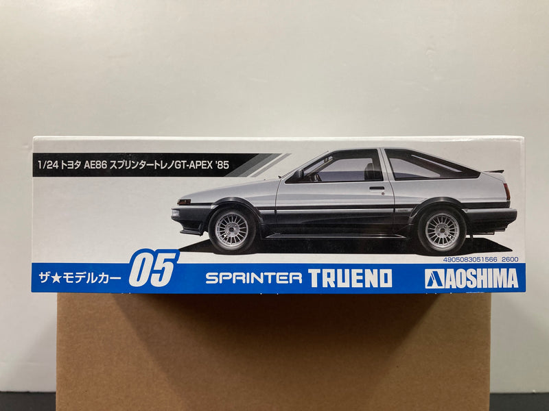 Model Car Series No. 05 Toyota Corolla Sprinter Trueno GT-Apex Kouki Year 1985 Version