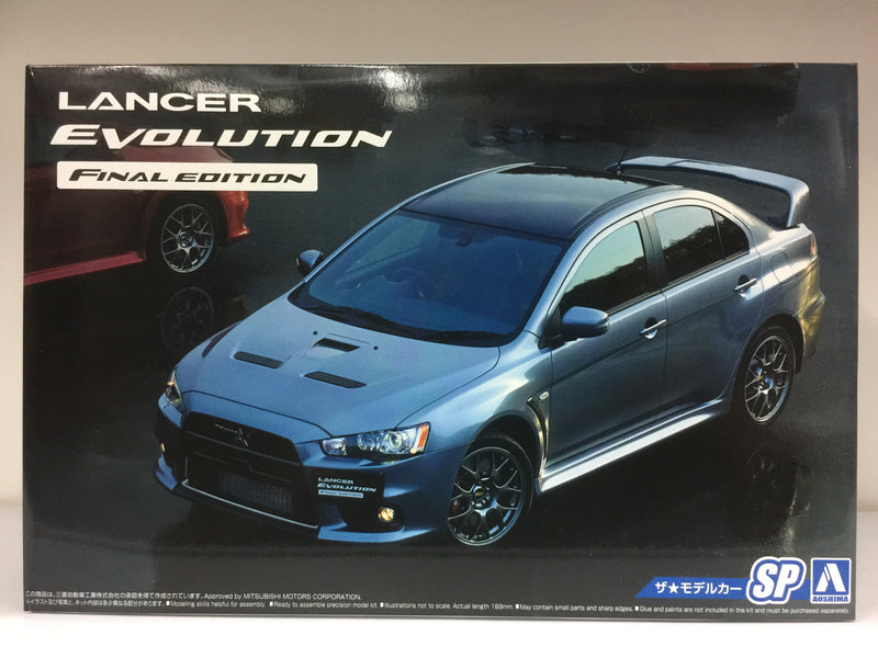 Model Car Series No. SP Mitsubishi Lancer Evolution X Final Edition CZ4A Year 2015 Version