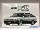 Model Car Series No. 17 Toyota Corolla Levin GT-Apex AE86 Kouki Year 1985 Version