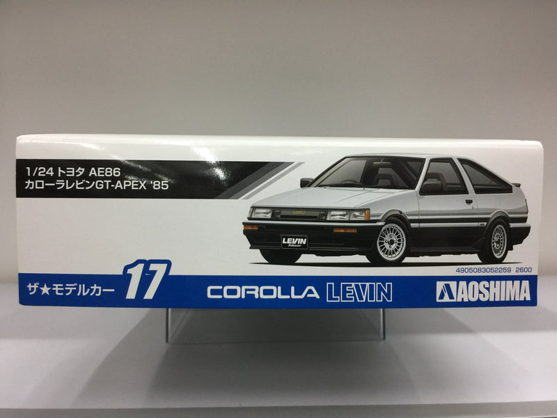 Model Car Series No. 17 Toyota Corolla Levin GT-Apex Kouki Year 1985 Version