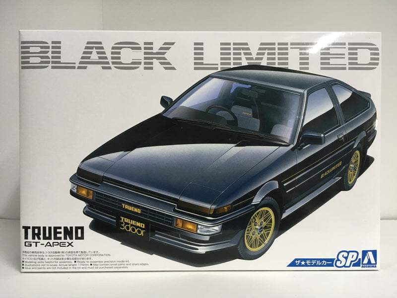 Model Car Series No. SP Toyota Sprinter Trueno GT-Apex Black Limited Year 1986 Version
