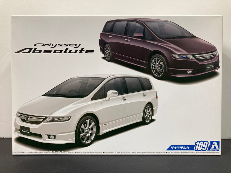 Model Car Series No. 109 Honda Odyssey Absolute RB1 Zenki/Kouki Year 20003/06 Version