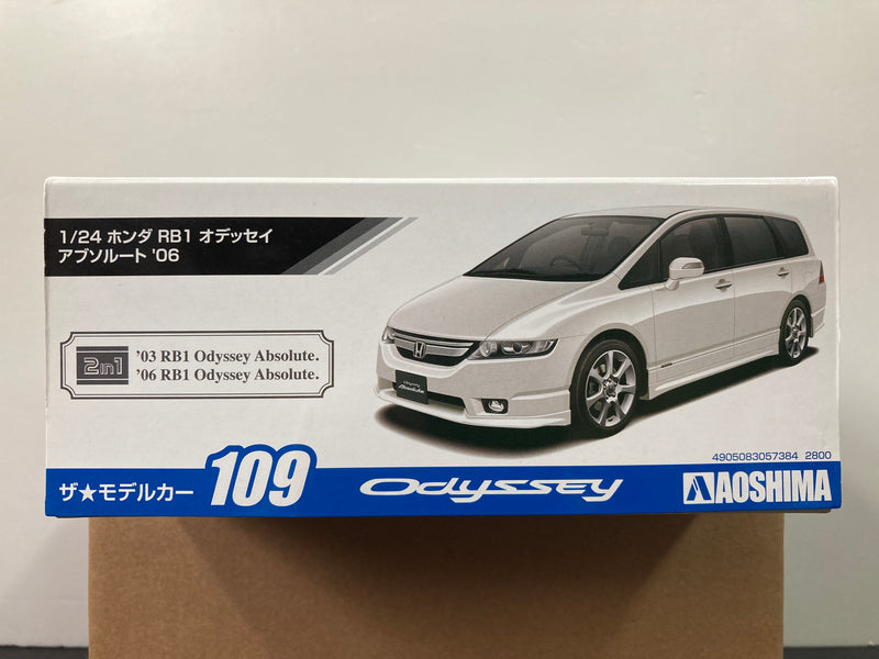 Model Car Series No. 109 Honda Odyssey Absolute RB1 Zenki/Kouki Year 20003/06 Version