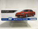 Model Car Series No. 98 Nissan Skyline 25GT-X Turbo ER34 Year 1998 Version