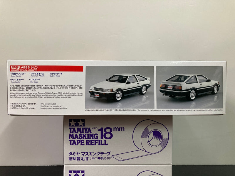 Initial D No. 13 Toyota Corolla Levin GT-Apex AE86 - Wataru Akiyama Version