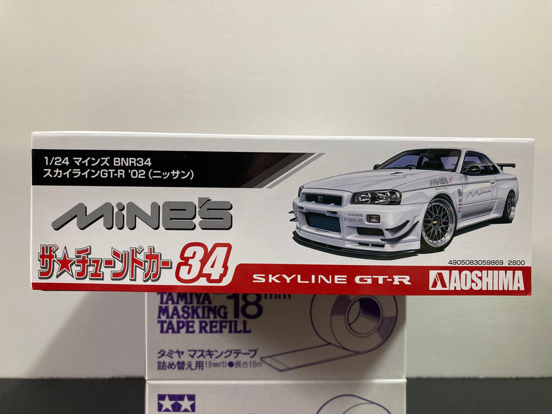Tuned Car Series No. 34 Nissan Skyline GT-R R34 V-Spec BNR34 Mine's N1 Version