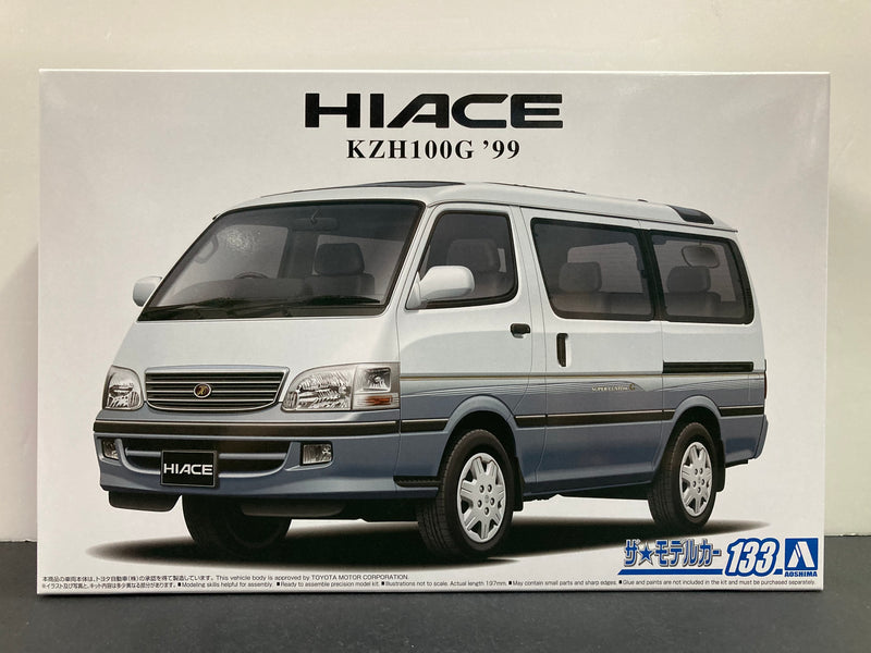 Model Car Series No. 133 Toyota Hiace Super Custom G KZH100G Year 1999 Version