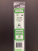 35 cm Opaque White Dimensional Strips Polystyrene 聚苯乙烯條