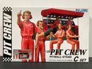 Garage & Tools Series No. 25 1/20 Scale Pit Crew [Pitwall & Stand] C Set