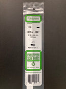 35 cm Opaque White Dimensional Strips Polystyrene 聚苯乙烯條