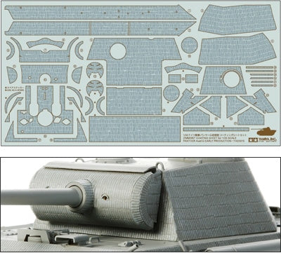 [12646] Zimmerit Coating Sheet for 1/35 Scale Panther Ausf.G Early Production