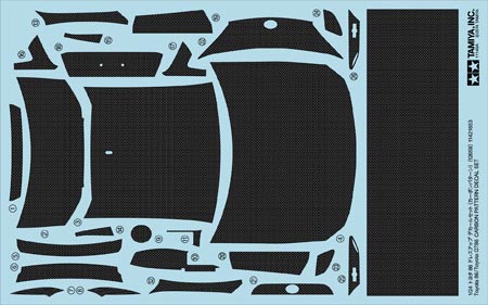 Toyota 86 / Toyota GT86 Carbon Pattern Decal Set