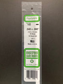 35 cm Opaque White Dimensional Strips Polystyrene 聚苯乙烯條