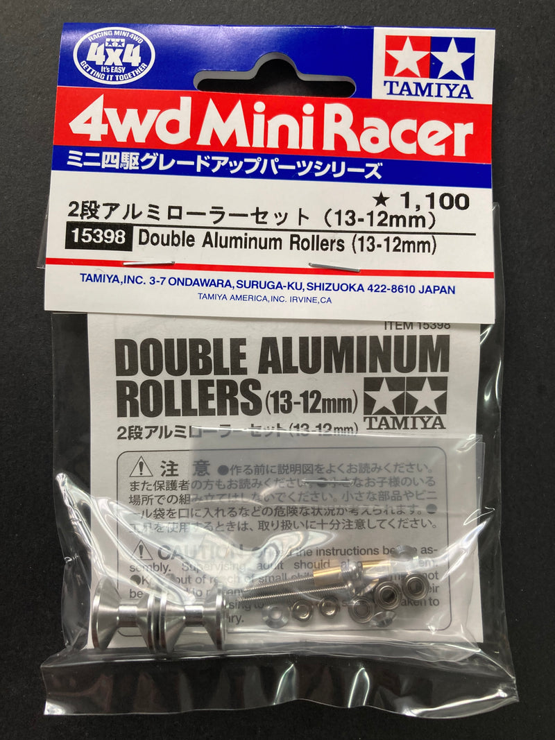 [15398] Double Aluminum Rollers (13-12 mm)