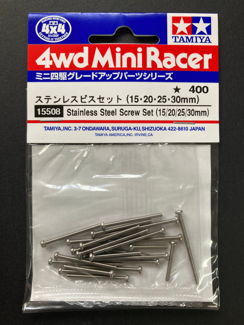 [15508] Stainless Steel Screw Set (15/20/25/30 mm)