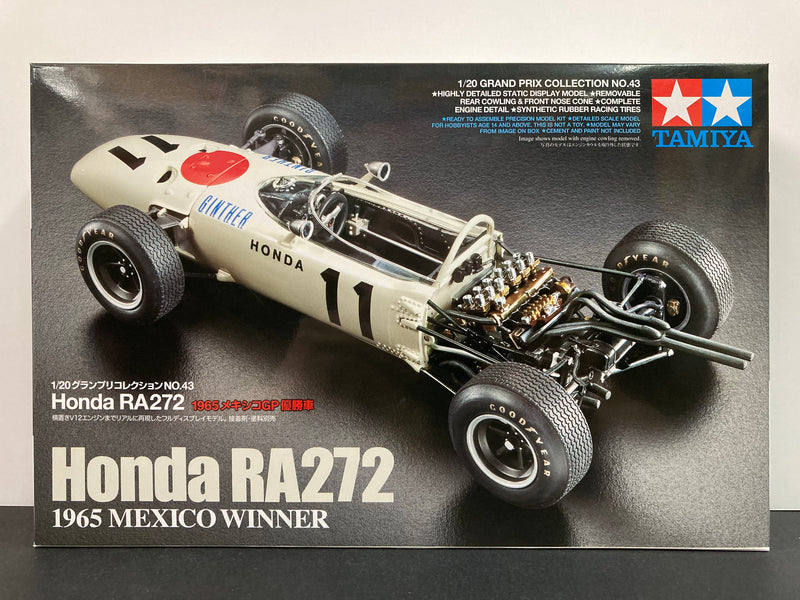 Tamiya 1/20 Scale Series No. 043 Honda RA272 ~ Year 1965 Mexico Winner Version