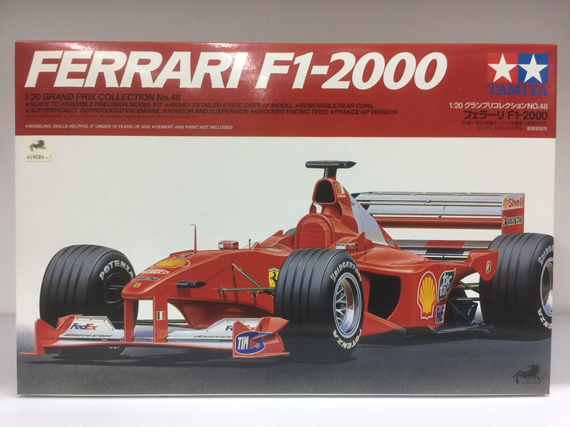 Tamiya 1/20 Scale Series No. 048 Ferrari F1-2000 - Full View Version