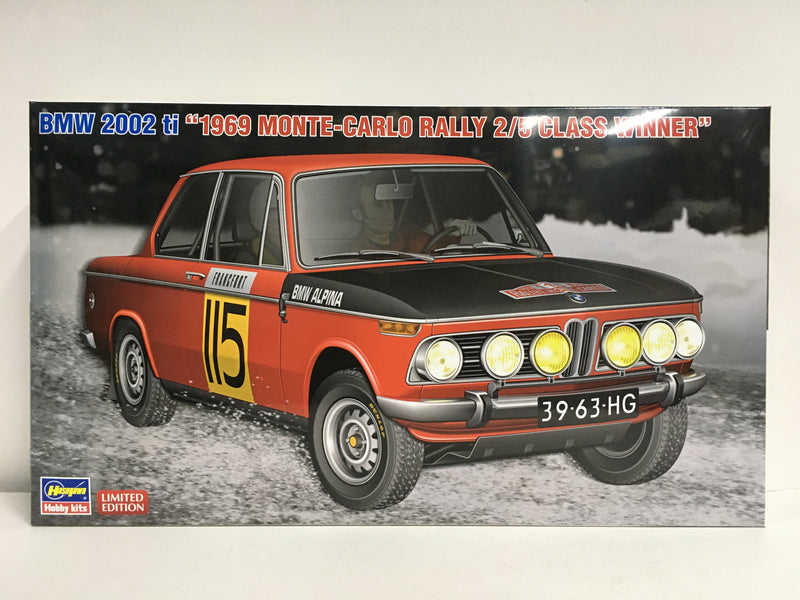 BMW 02 Series 2002 ti Year 1969 Monte-Carlo Rally 2/5 Class Winner Version - Limited Edition