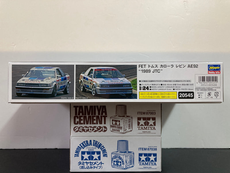 1989 JTC FET Tom's Toyota Corolla Levin AE92 - Limited Edition